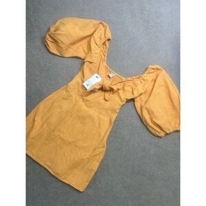 BILLABONG DE LA SOL DRESS (BRIGHT NECTAR) SIZE EXTRA SMALL PREPPY CASUAL BEACH